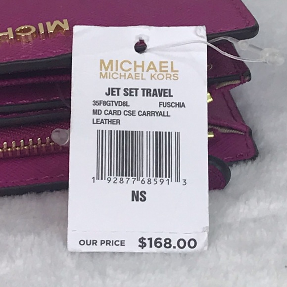 Michael Kors Jet Set Travel MD Card Case Wallet - Picture 8 of 8